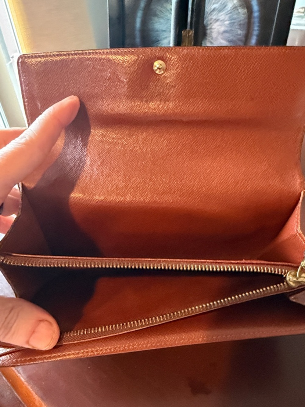 Louis Vuitton Brown Monogram Snap Wallet - Picture 5 of 9